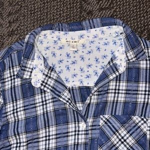 NWOT Floral Flannel
